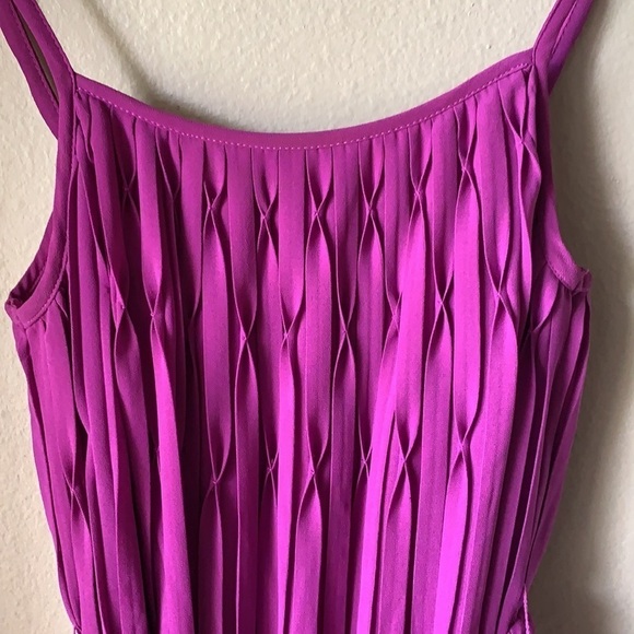 ANDRÉE Purple Colorblock Mini Dress - Picture 4 of 5